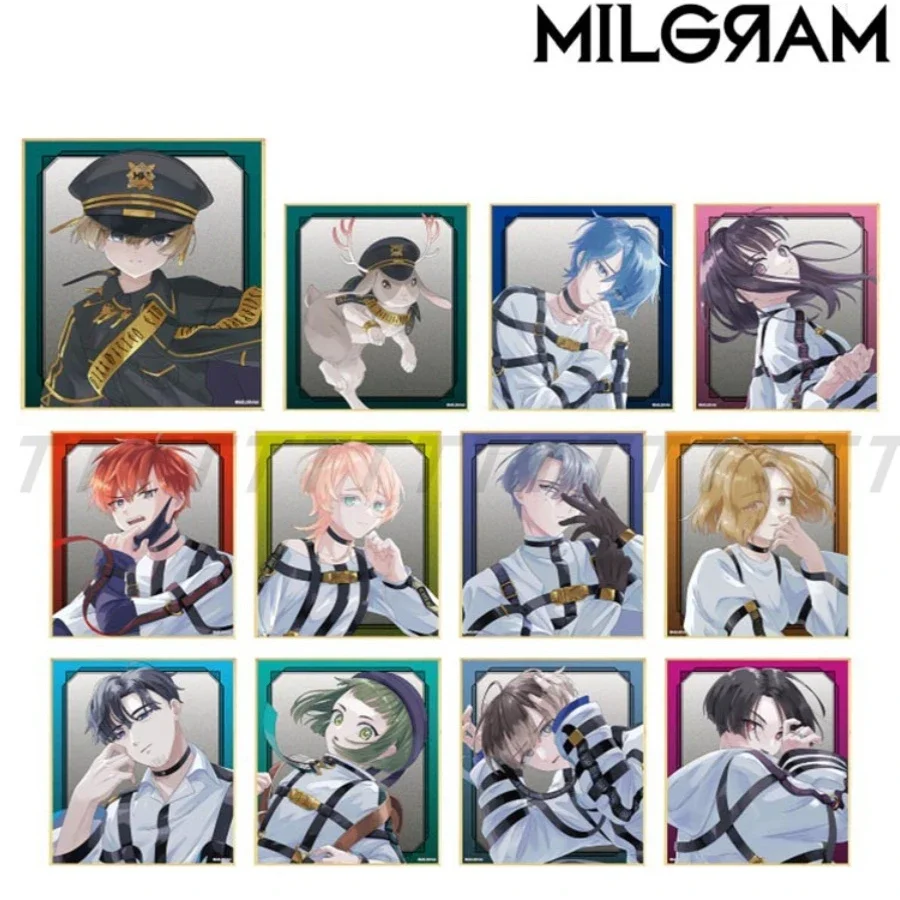 

Game MILGRAM Keychain Doll Anime Mikoto Amane Shidou Es Haruka Kazui Yuno Acrylic Keyring Bag Pendant for Gift