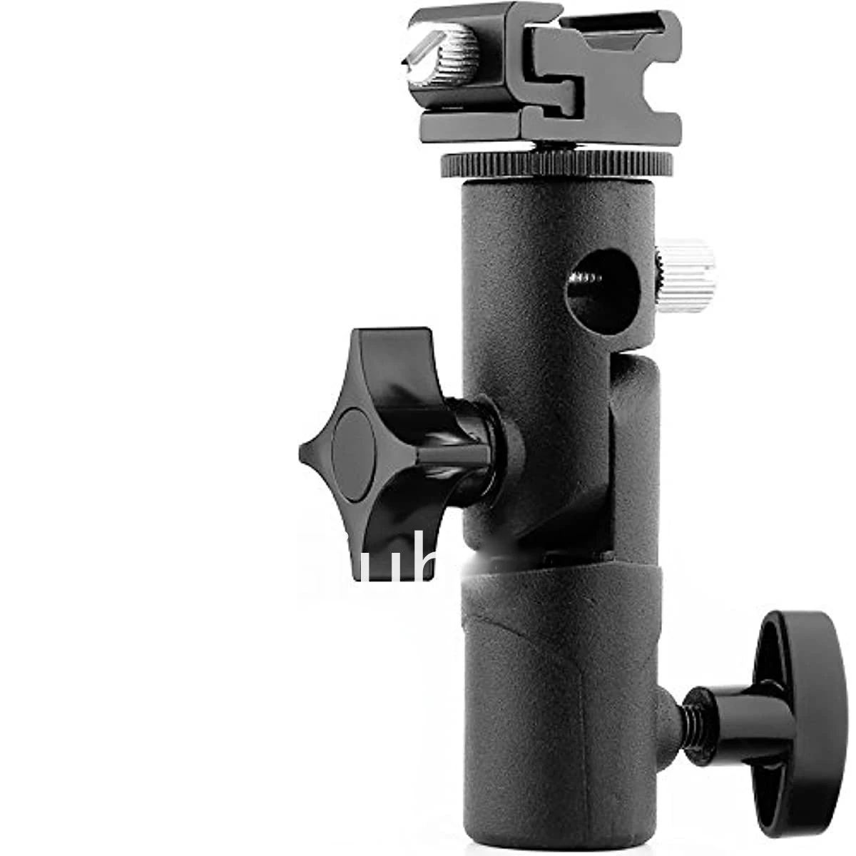 Universele metalen mount Flash Flitsschoen Parapluhouder Beugel voor zachte paraplu Reflecterende paraplu