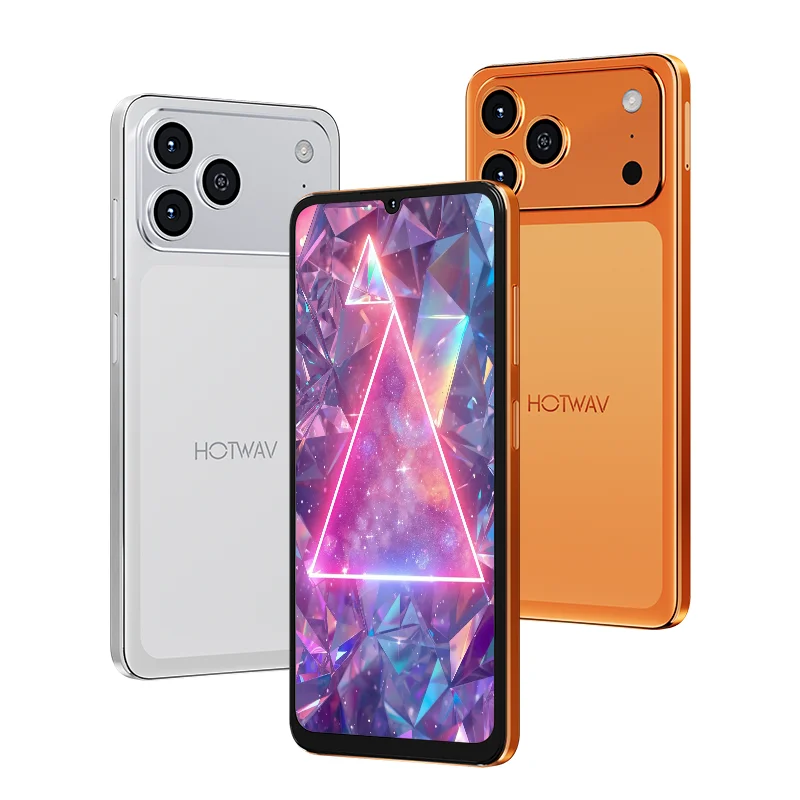 HOTWAV A17 Pro Max 6,75'' 120Hz Display Ultra-Dünnes Smartphone 4GB RAM 256GB ROM Android 15 Octa-Core Mobiltelefon 5160mAh 1080P Bluetooth 5.4 Handy mit 3,5mm Kopfhöreranschluss
