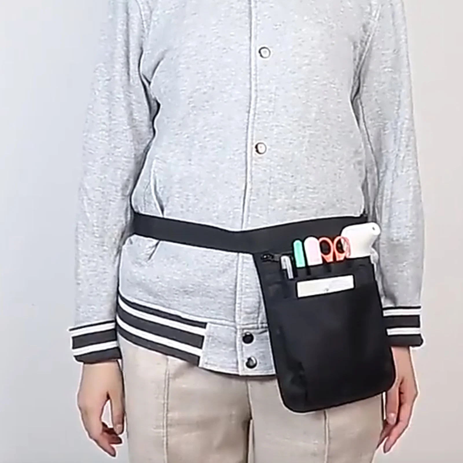 

Universal Tool Organizer Bag Multifunctional Durable Nylon Storage Waist Bag For Electrician Woodworker Medical Home Storages