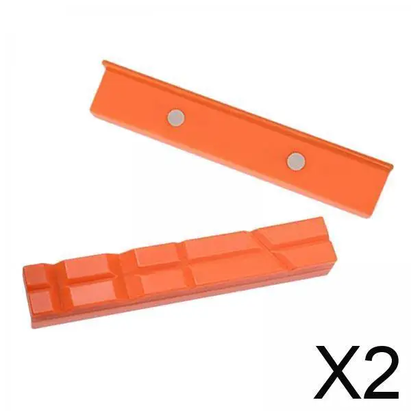 

2x 6 Inch Vise Jaw Pads Nylon Clamp for Vise Table Vise Jewelry Making V Type
