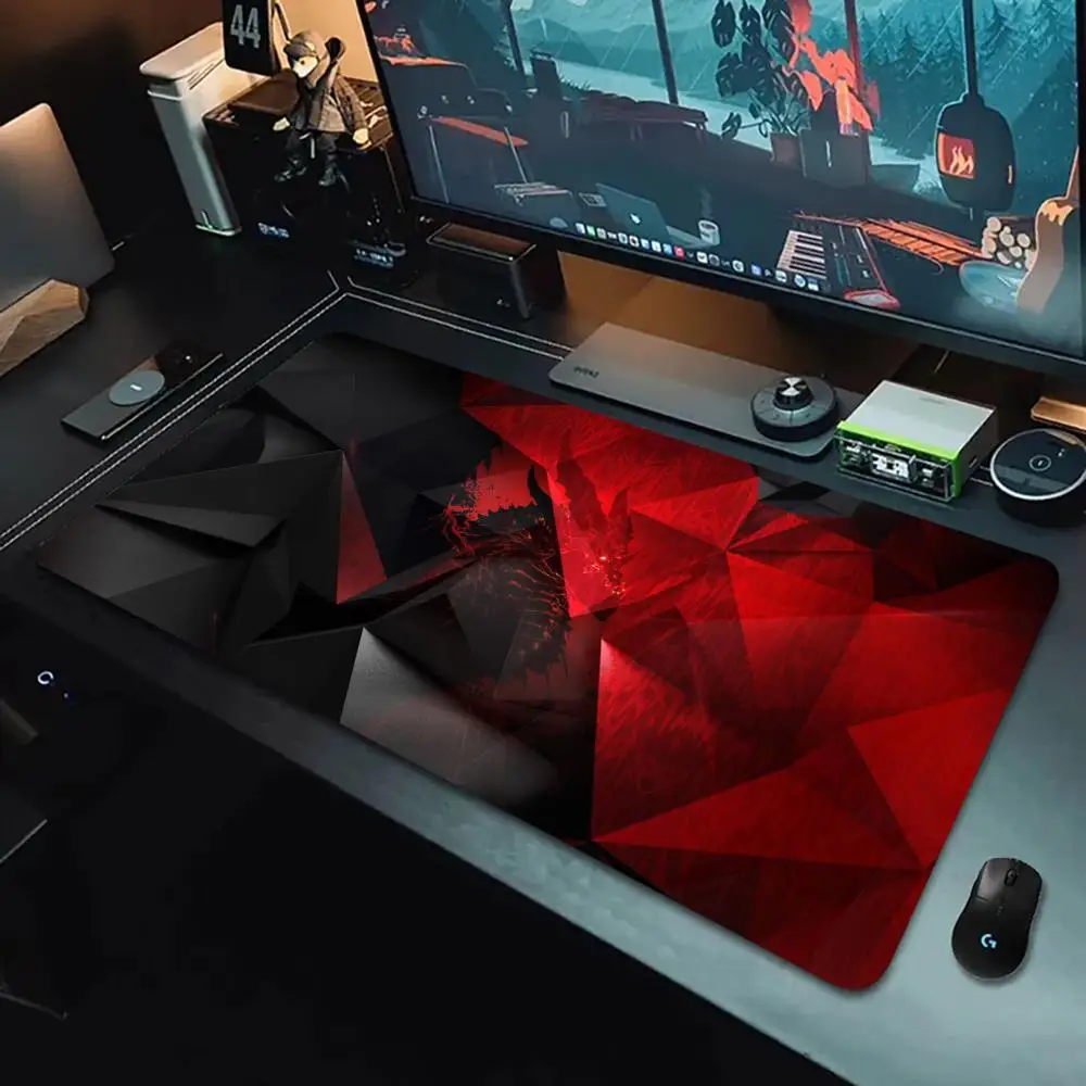 

Irregular pattern creative design mousepad high-quality rubber anti-slip durable and washable table mat carpet