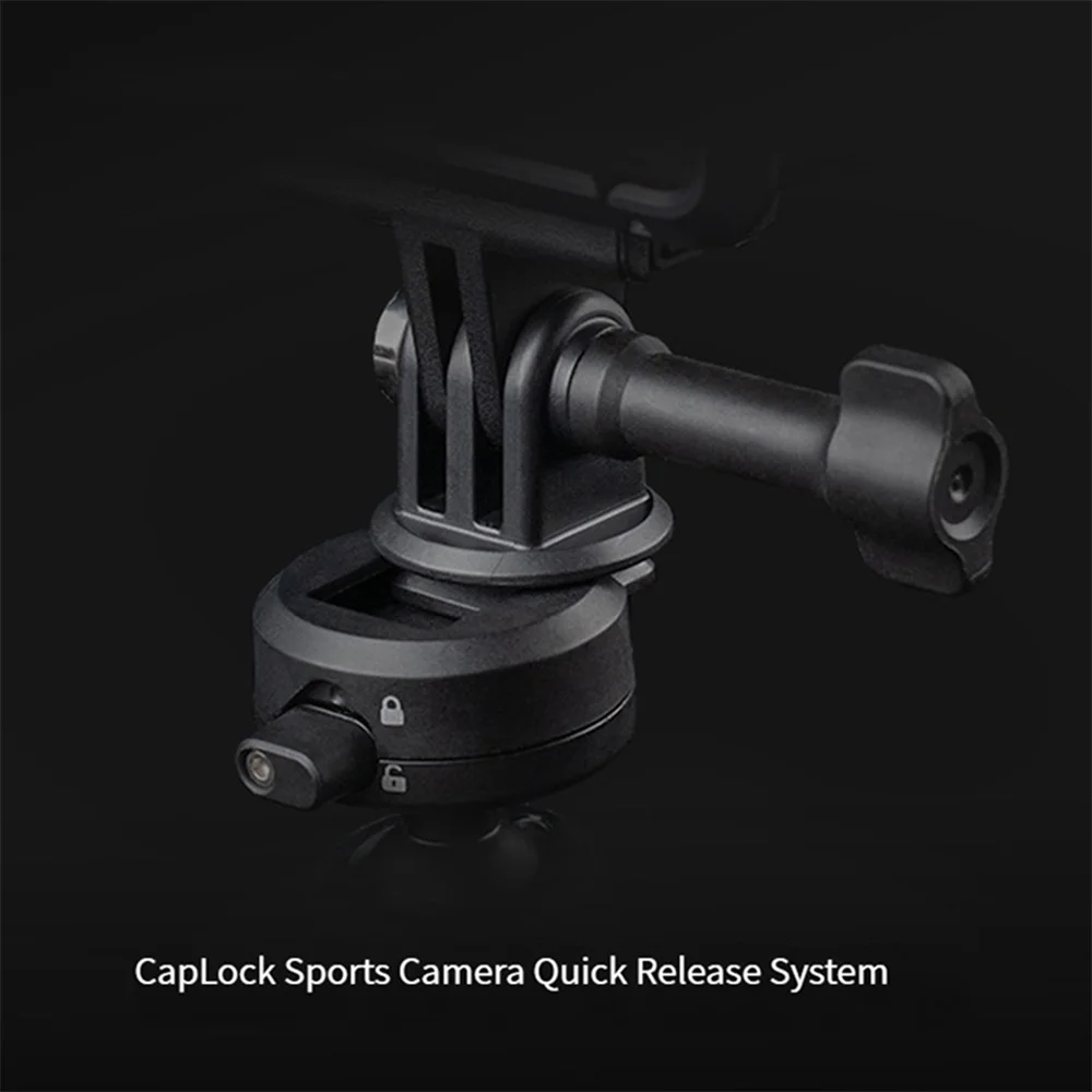 Soporte giratorio ajustable para manillar de bicicleta, accesorio de aluminio de doble cabeza para DJI OSMO/Insta360, cámara deportiva/piezas de teléfono inteligente, 1 piezas