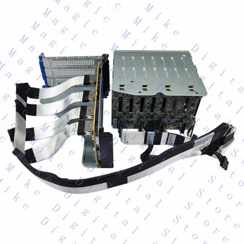 H  FOR HP/HPE DL380 G10 8NVME Backplane with hard drive cage and cables