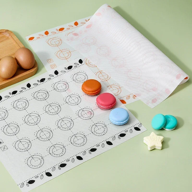 Silicone Baking Mat Non-Stick Macaron Fondant Bakeware Baking Cake Tools Rolling Dough Mats Baking Accessories Cooking Mold