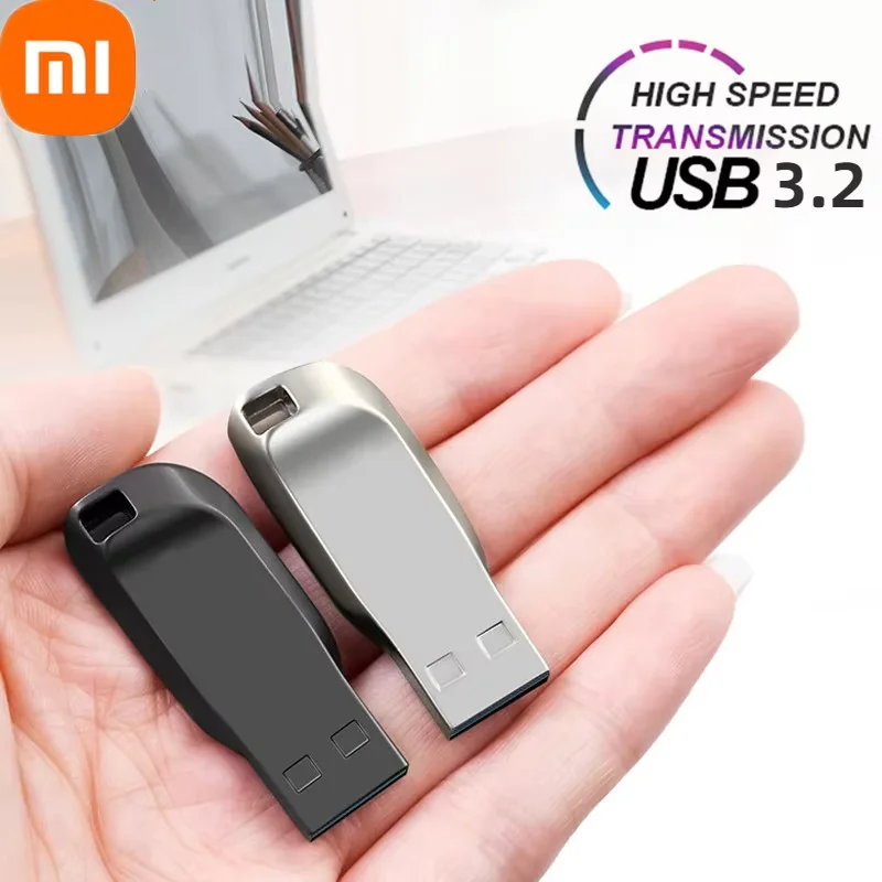 Xiaomi Pen Drive 2 TB USB 3.2 Flash Metal Drive 1TB Large Capacity High-Speed Transfer Storage Waterproof Memory U Disk Original