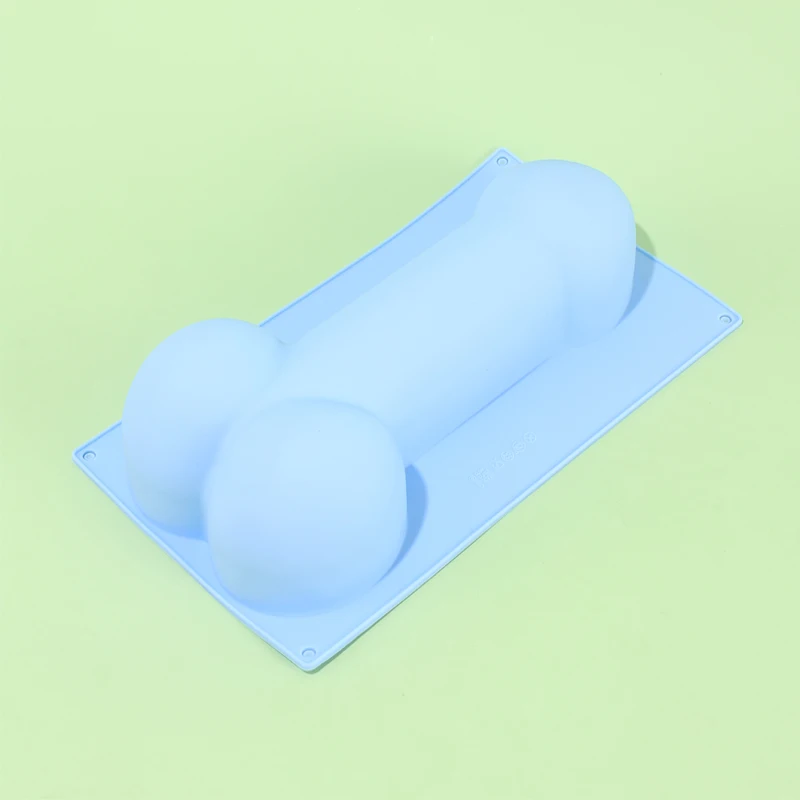 Molde 3D creativo en forma de pene para pastel, silicona de grado alimenticio, Fondant, jabón, hongos, suministros de parodia para fiesta de