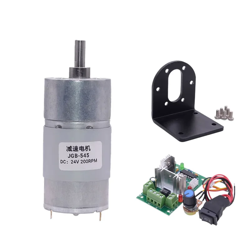 

24V-12V DC Motor JGB37-545 High-power Intelligent Automobile Robot Eccentric Shaft Reducer