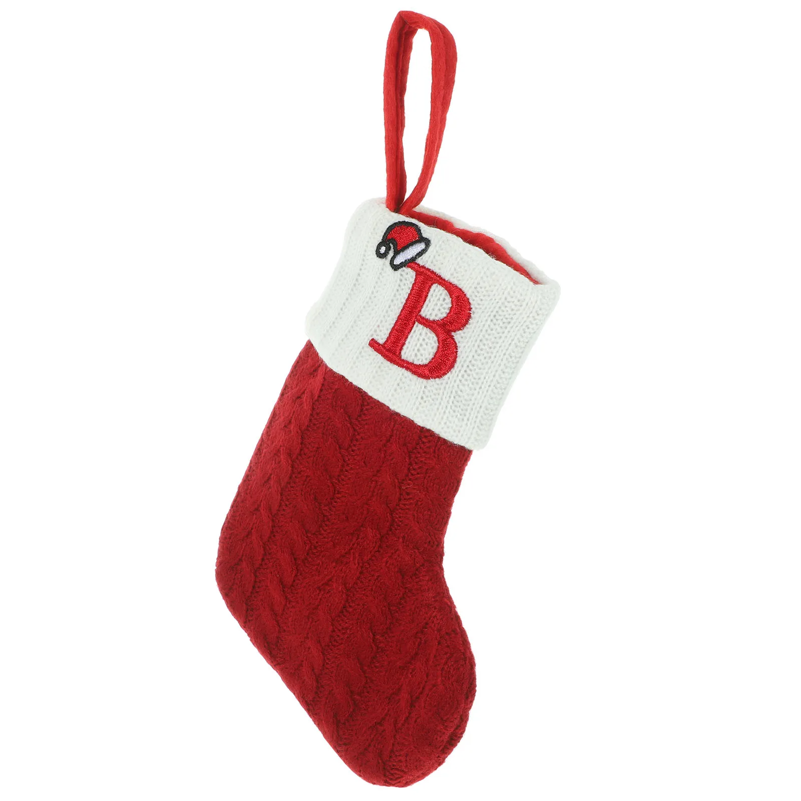 

Christmas Socks Stocking Decoration Decorations Knitted Fabric Small Ornaments for Mini Tree