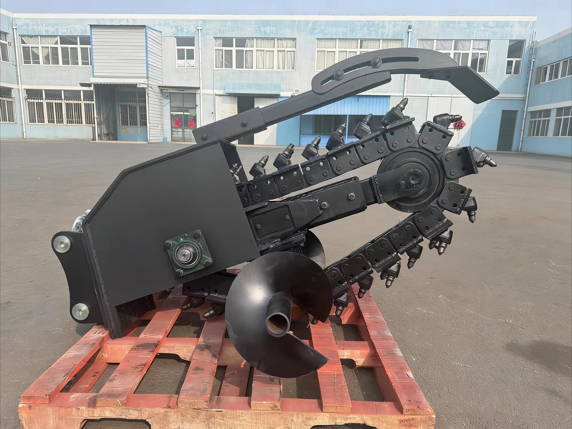 Agricultural Excavator Multi-Functional Chain Earth Trencher Hydraulic Chain Trencher Excavator Attachment Trenching Machine