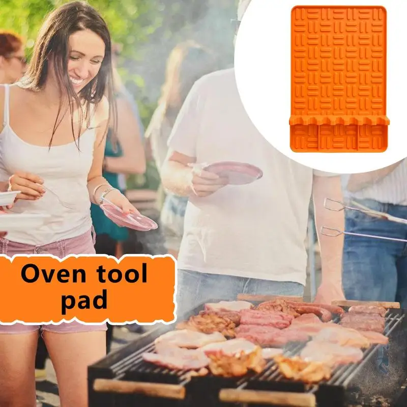 BBQ Baking Mats Non-Stick Oven Liners Heat-resistant Grill Tools Mat Camping BBQ Grill Mats Reusable Baking Barbecue Sheets Mat