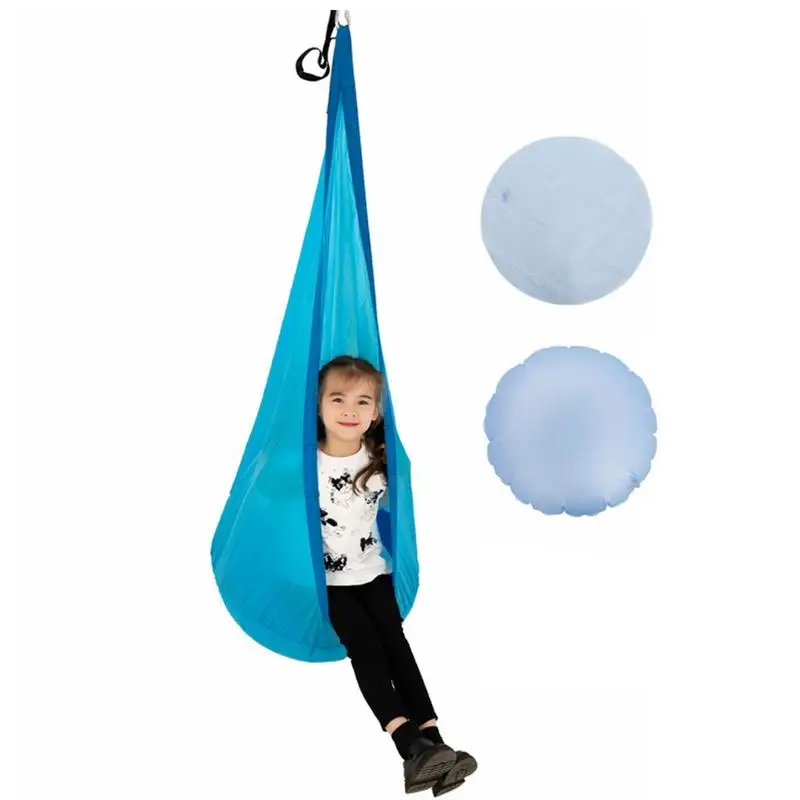 

Indoor Sensory Swing For Kids Sensory Swing Chair Pod Swing Seat Hammock Chair For Kids Soft Breathable Sensory Swing Chair For