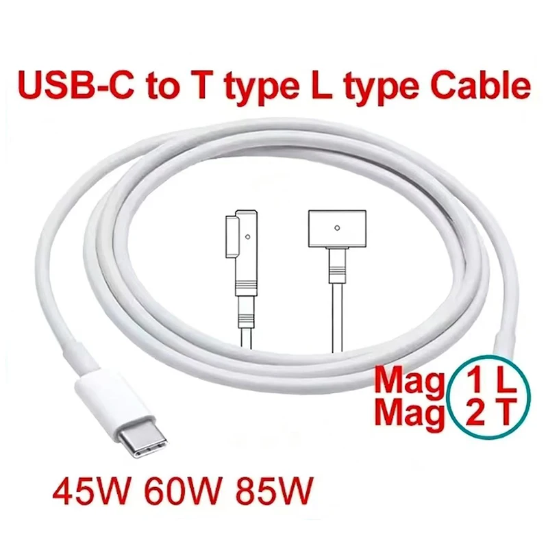 USB C Type C Femal for Mag1 Mag2 Cable Cord Adapter for MacBook Pro Air A1278 A1465 A1466 A1502 Charging Converter T LInterface