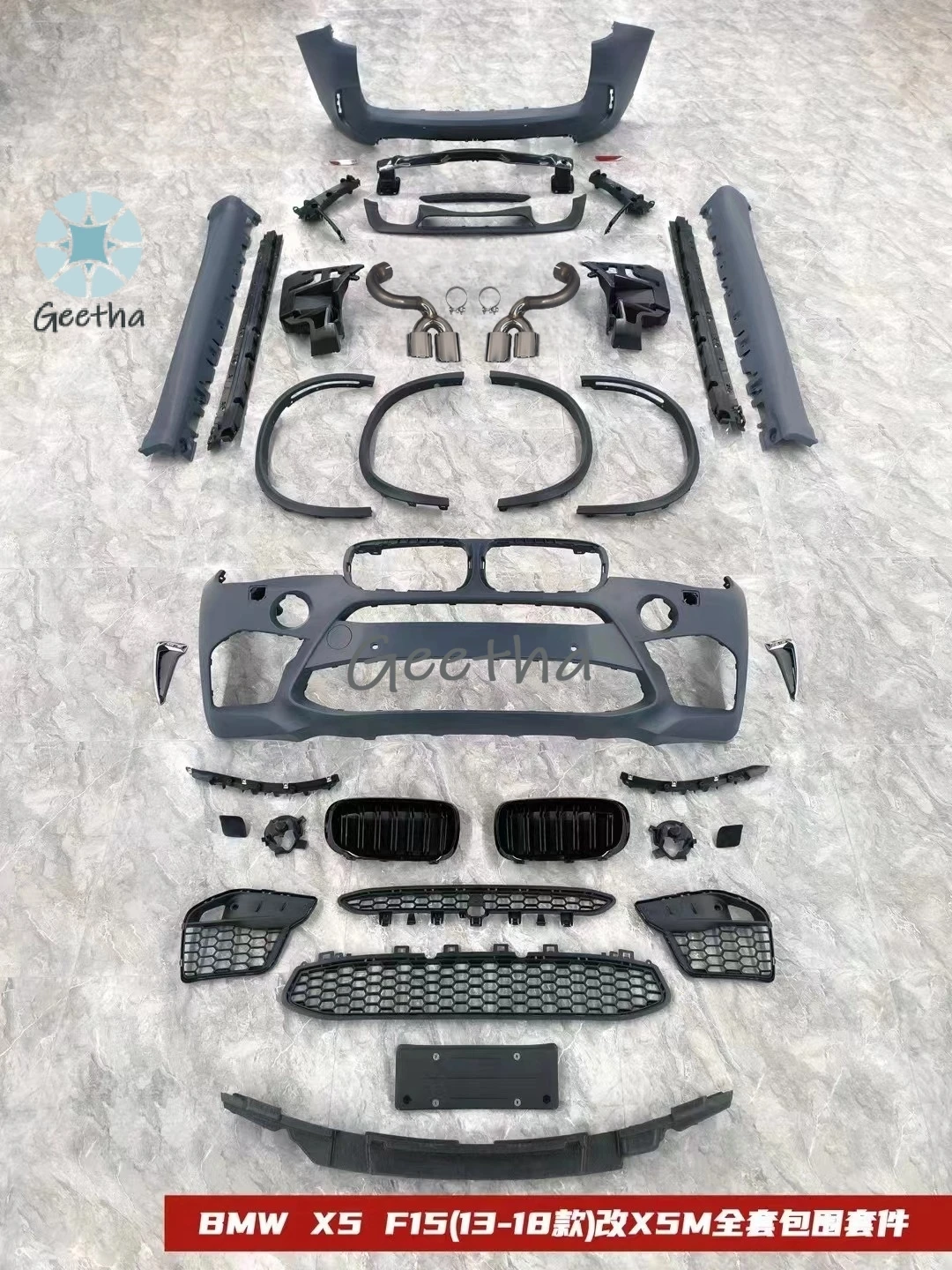 

Best Car Bumper for BMW X5 F15 Modified to X5M Bodykit Modification Front Bumper Rear Bumper Assembly F15 Auto Tuning Accessory