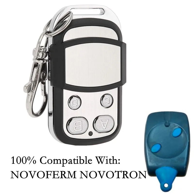 NOVOFERM NOVOTRON 502 MAX43-2 504 MAX43-4 433,92 MHz Garage Door Remote Control 433 4CH Slide Cover Transmitter For Gate On Sale