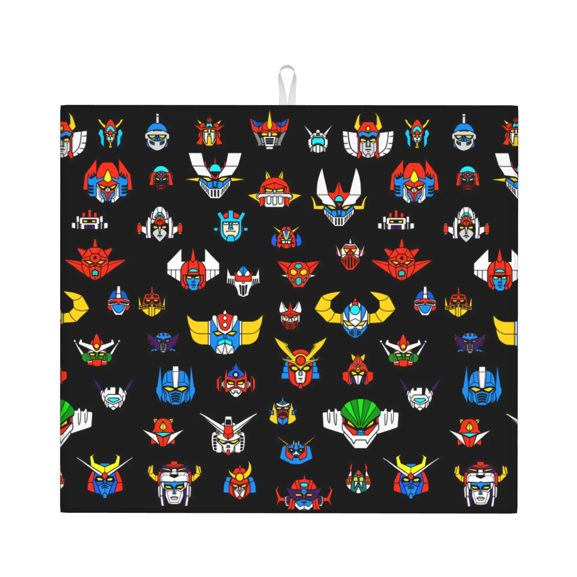 Ufo Robot Goldorak Grendizer Mazinger Z Non Slip Kitchen Counter Protector Mat Barware Tableware Reusable Drying Mat For Kitchen