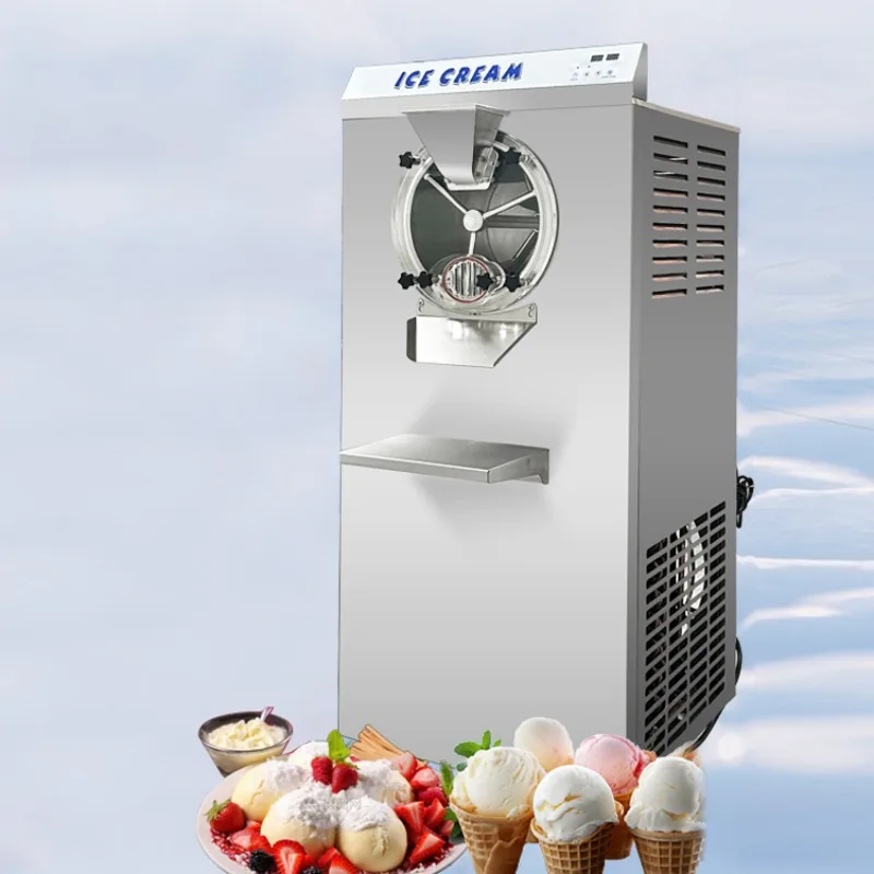 Commercial Vertical Hard Ice Cream Machine Industrial  Making Machine for Cafe Supermarket Ice Cream Parlor