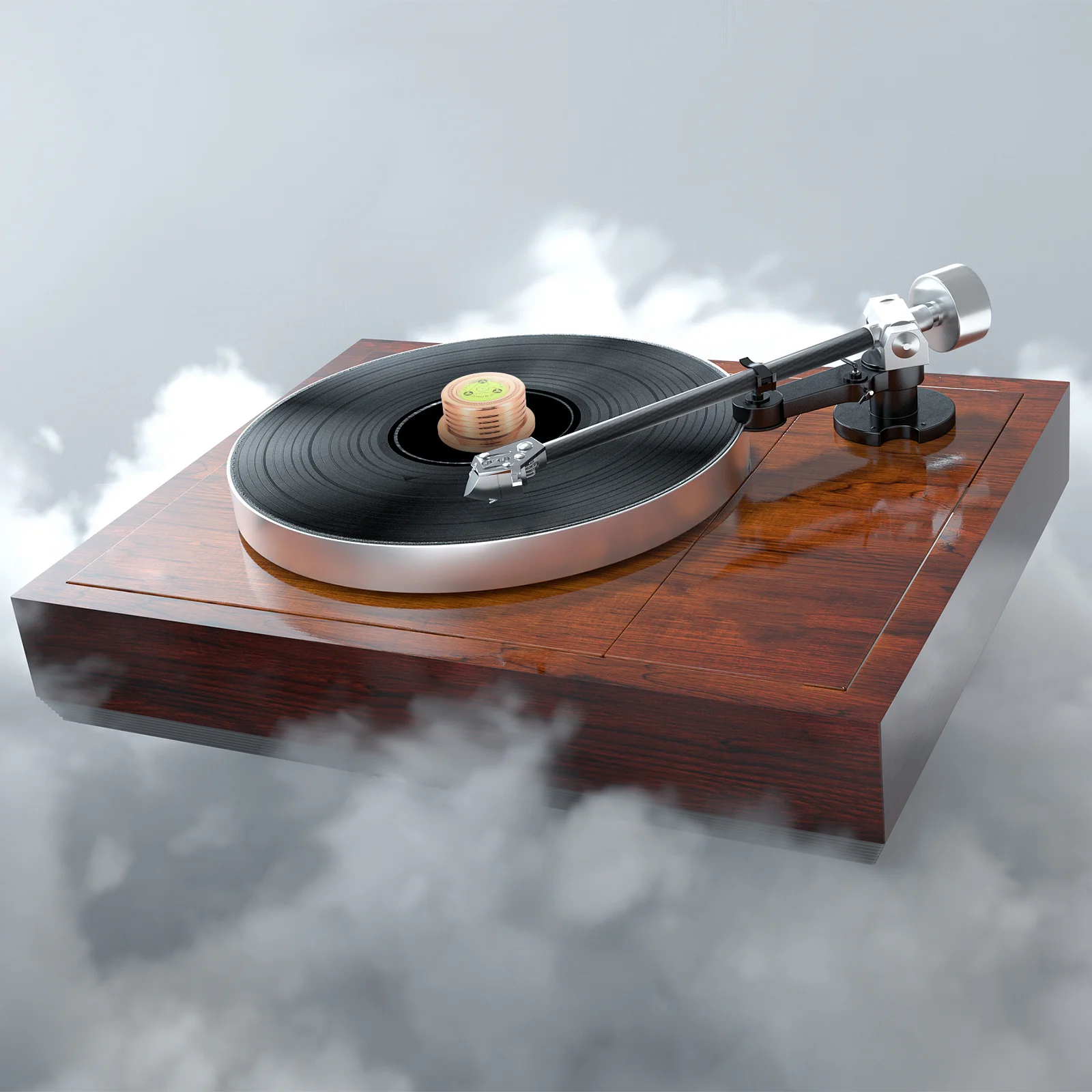 

1Pcs Metal Disc Stabilizer High Quality Aluminum Alloy Reduce Resonance Stabilize Frequency Record Player Accessories Golden