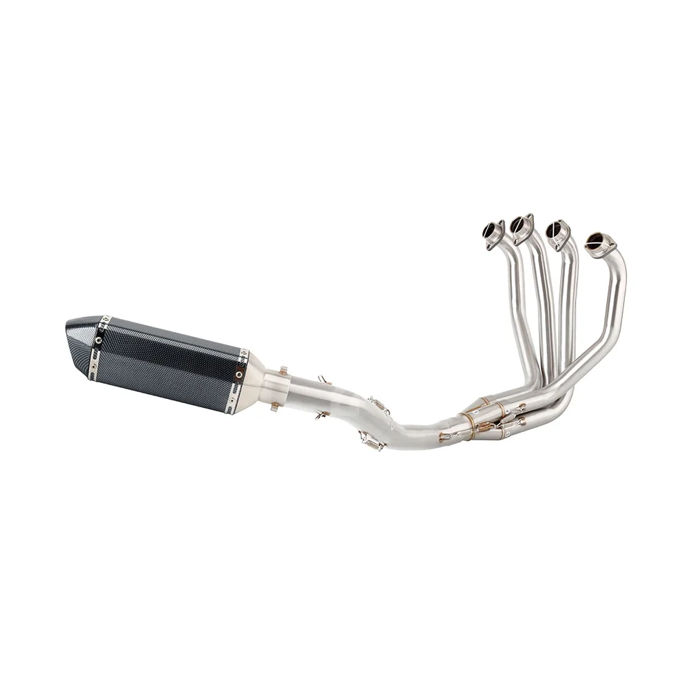 For Kawasaki ZX7R 1996 to 2003 ZX7 Ninja ZX 7R ZX-7R P1-P7 Escape Motorcycle Exhaust Muffler With Header Link Pipe Slip-on