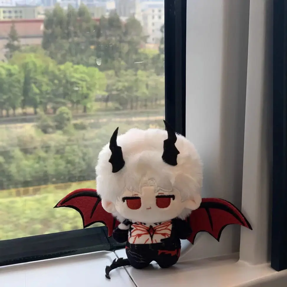 10 cm Liebe und Deepspace Sylus Plüschtiere Puppe Gefüllte Niedliche Dämon Sylus Spielzeug Rucksack Tasche Anhänger Schlüsselanhänger Sammlung Geschenke Mädchen