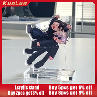 Anime Jujutsu Periphery Satoru Gojo Acrylic Stand Asl Statue Kaisen Geto Suguru/Megumi/Nobara/Nanami Kento Figur Ornament Toys