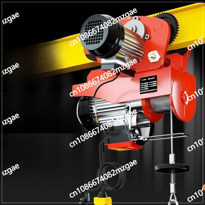 PA1000 1t Small hoist Miniature Electric Gourd Household 220v Small Crane with 4-Wheel Sports Car. 0.5t/1t Cran