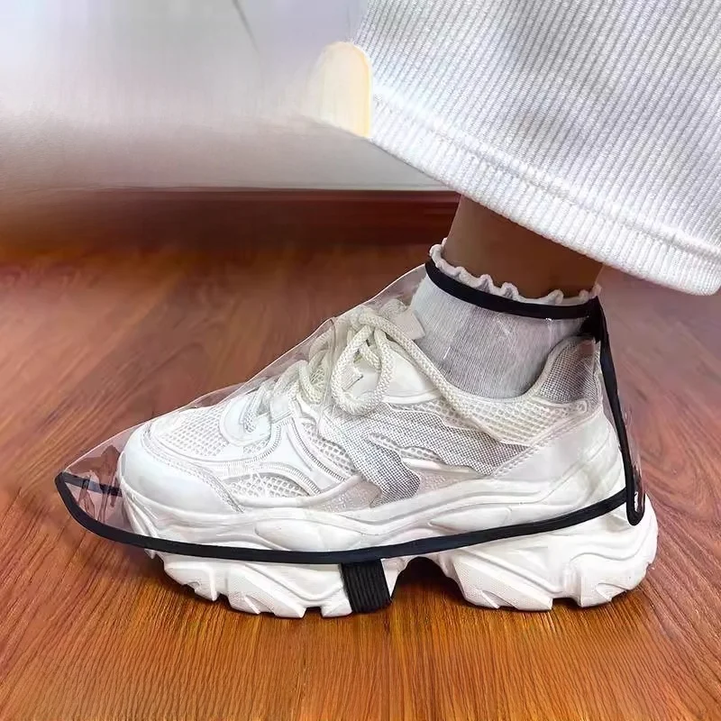 protetor-de-sapatos-transparente-para-cabeleireiros-protecao-contra-cabelos-quebrados-A-prova-de-poeira-e-Agua