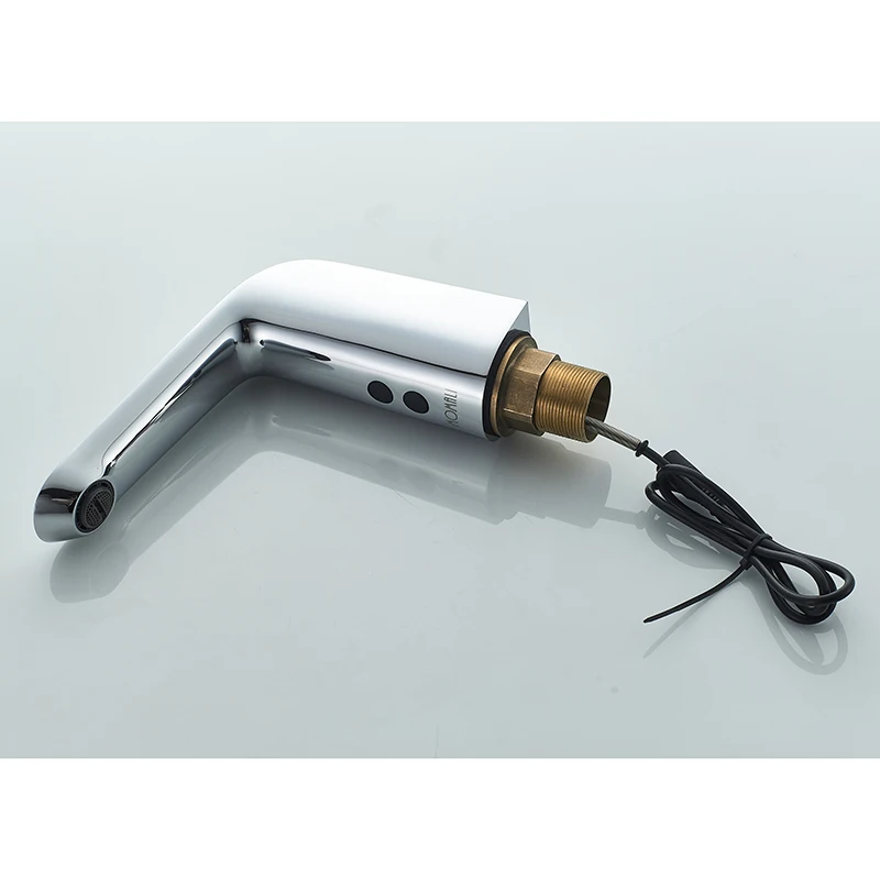 Momali AC DC Durable Touchless Faucet Sensor, Bathroom Basin Automatic Sensor Faucet Sensor Water Tap Smart Wash Basin Faucet