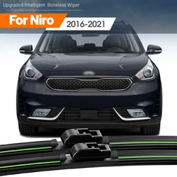 2pcs For Kia Niro 2016-2021 Front Windshield Wiper Blades 2017 2018 2019 2020 Windscreen Window Accessories