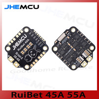 Jhemcu ruibet 45a/55a esc blheli _ s dshot600 4 in1 brushless esc 3-6s 30.5x30.5 m4 for rc fpv Freestyle Flight Controller Drone