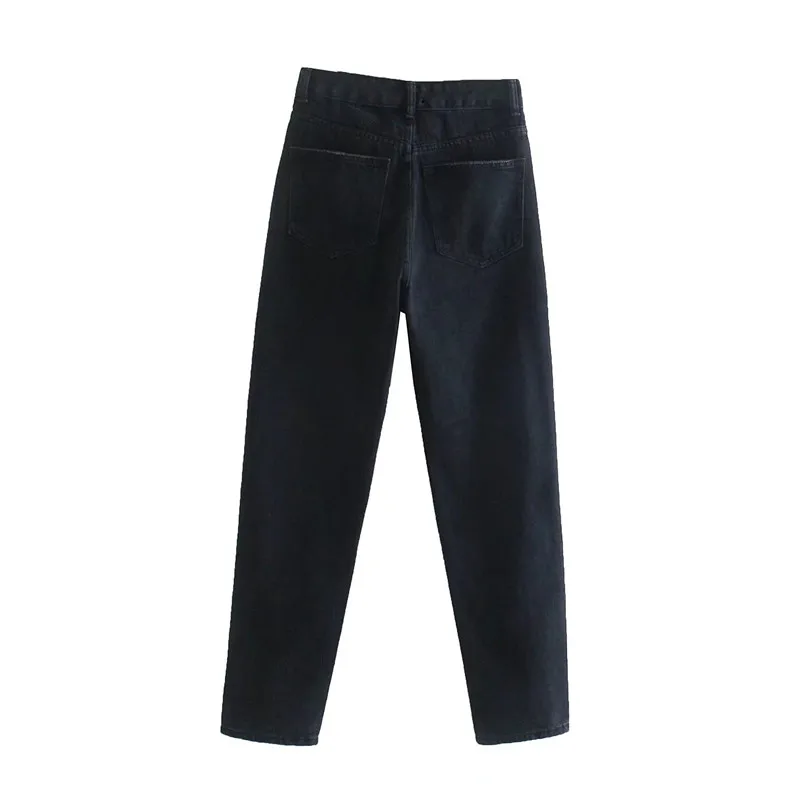 Comfortable Loose Fit Denim Jeans for Women New Autumn Style 8197231 Elegant Slimming Casual Fashion Ladies Jeans