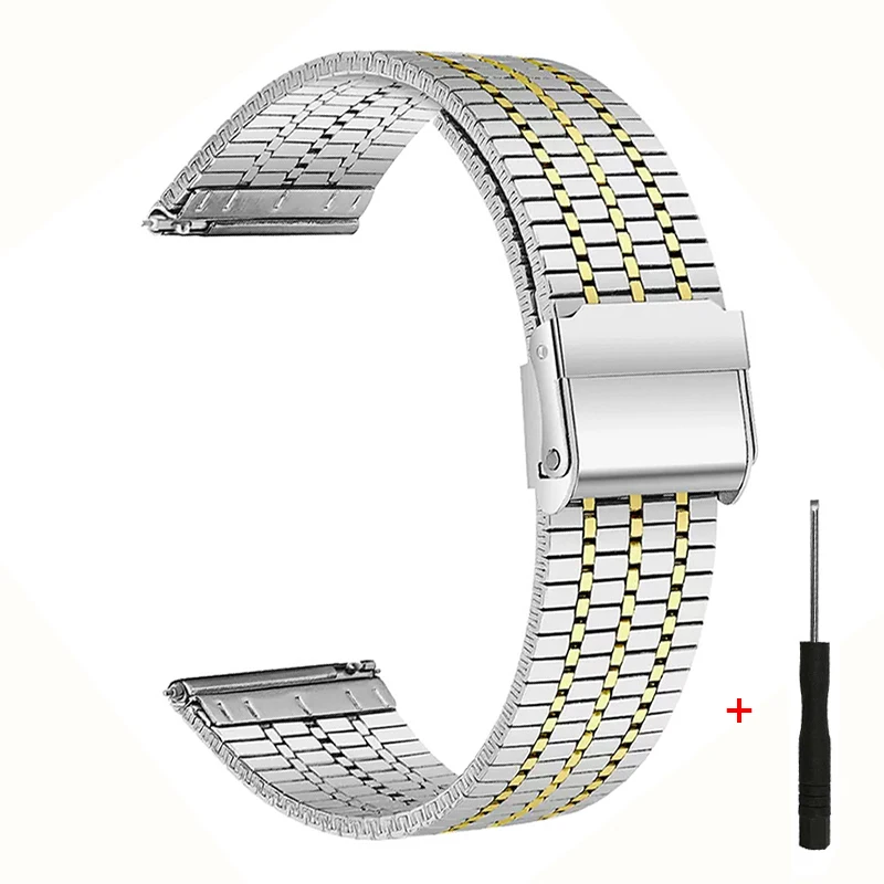 22mm Mesh Band For Xiaomi Watch S4 S3 S2 S1 Stainless Steel Watch Strap Loop For Mi Color 2 Redmi Watch 5 Active Lite