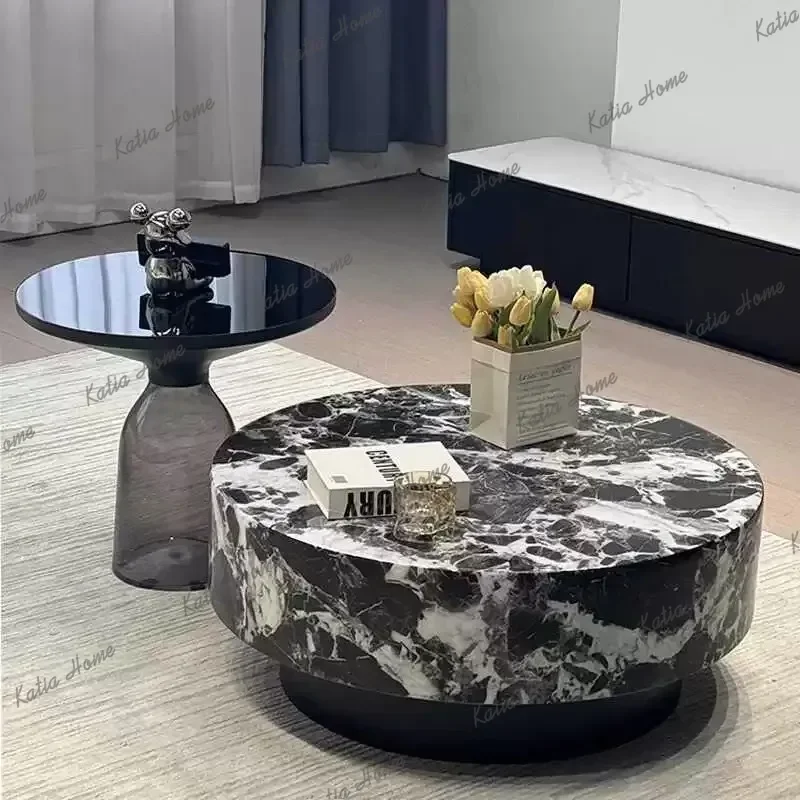 ld Italian Minimalist Marble Coffee Tables Nordic Designer Living Room Center Tea Table Floating Creative Home Furniture