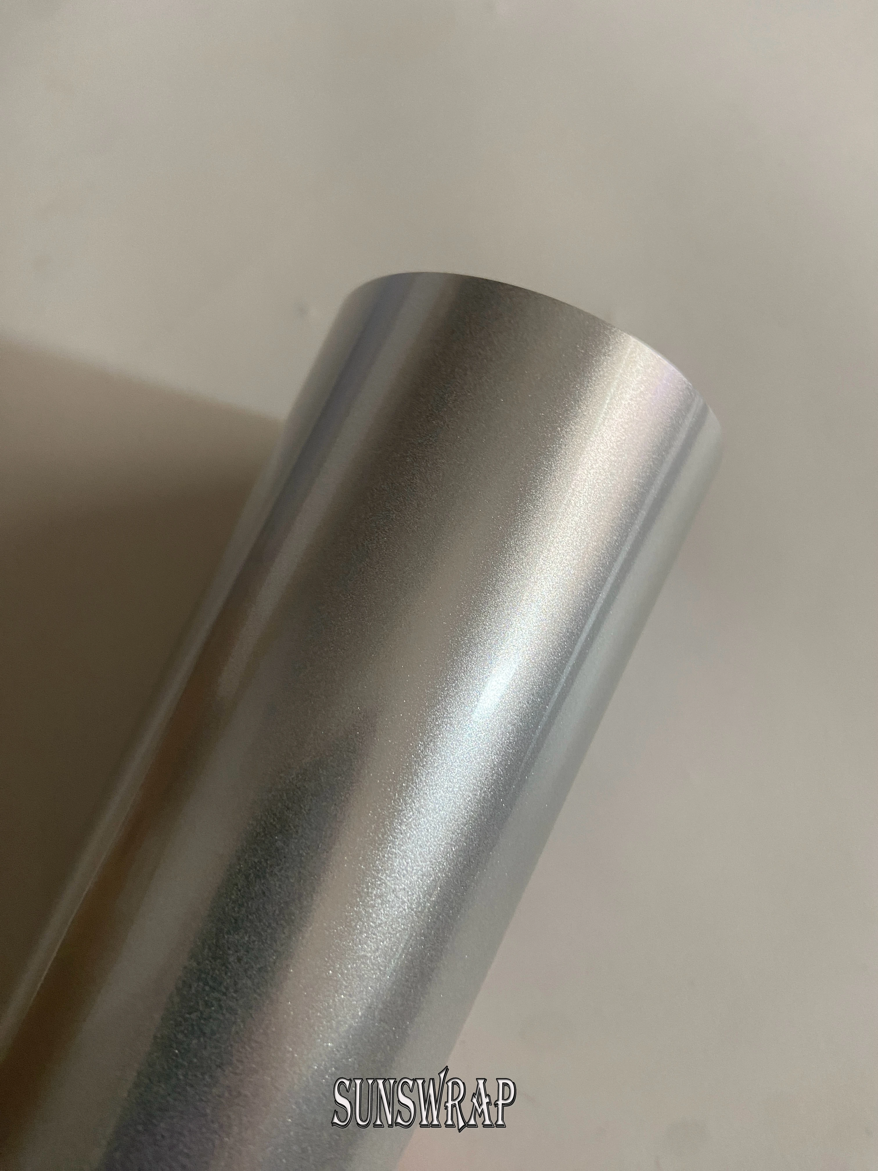 

Gloss Metallic Glossy Silver Wrapping Vinyl Foile Car Sticker Sheet For Motorcycle With Bubble Free /PET Liner 5x59ft/roll