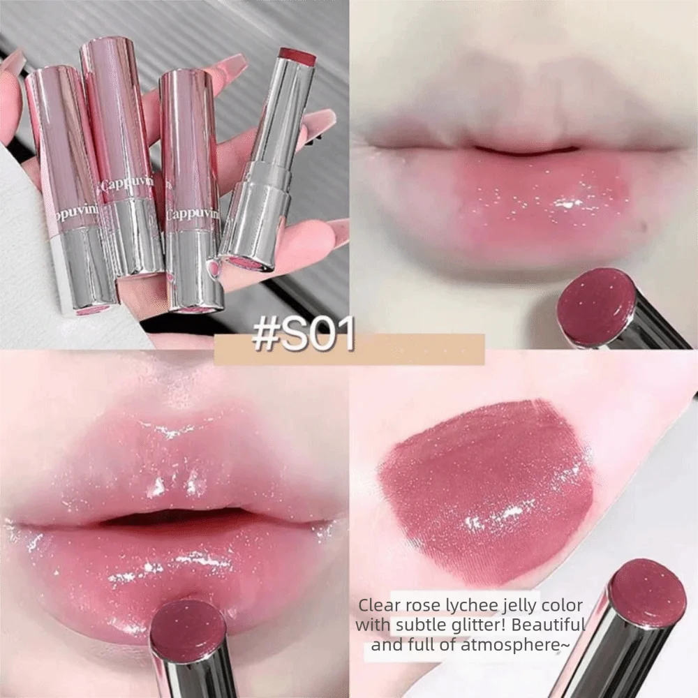 Fashion Fade Lip Lines Moisturizing Lip Balm Anti Cracking Easy To Carry Lip Makeup Beauty and Health Small Tinted Lipstick Girl