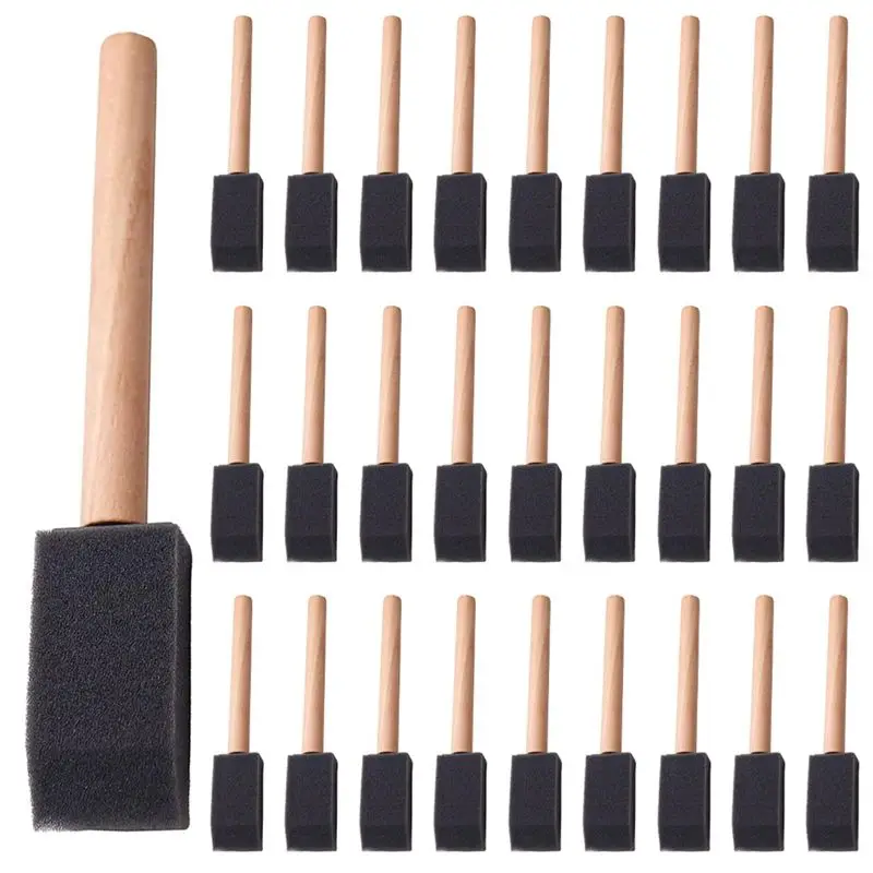 qwe-240-pcs-foam-paint-brushes-1-inch-foam-brush-with-wood-handle-bulk-sponge-brushes-for-painting-foam-art-paintbrushes