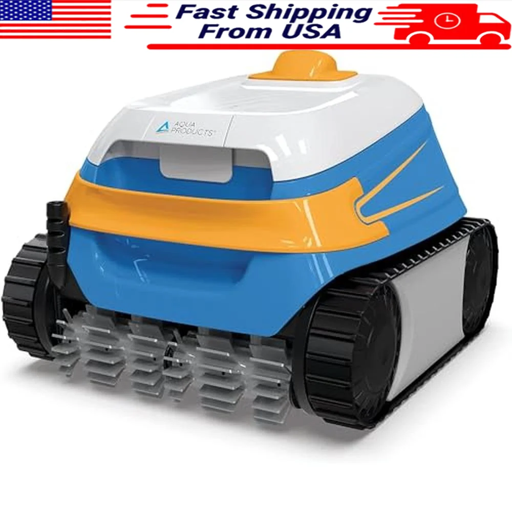 Robotic Pool Cleaner 60ft Swivel Cable WiFi App Wall Climbing Inground Pool Clean Debris Max Suction Smart Control iOS Android 2