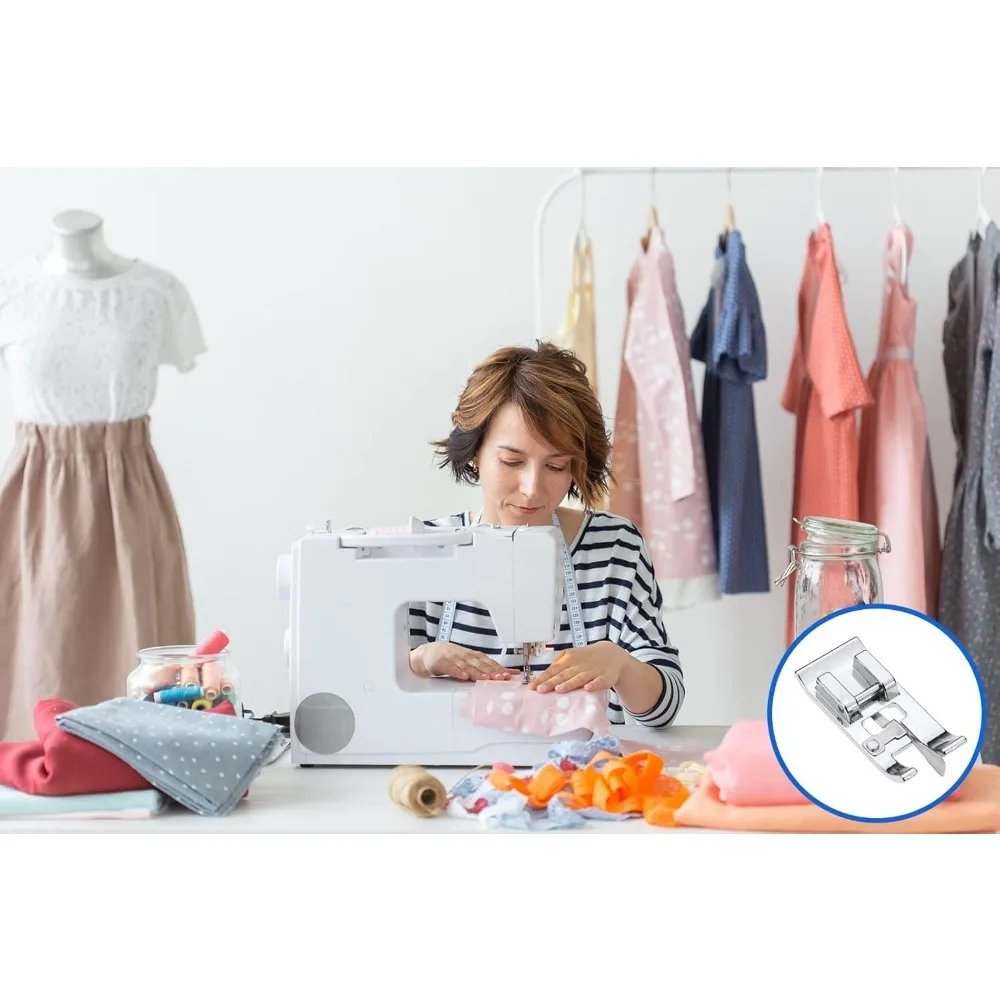 ماكينة خياطة Overlock Overcast Foot SA135 1/2/3/4 قطعة تناسب جميع الخياطة ذات الساق المنخفضة للمغني، الأخ، Babylock، إلخ 7YJ222 #6