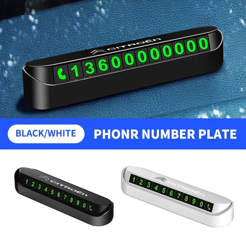 

Автомобильный временный знак остановки, парковочный номер телефона, карты, аксессуары для Citroen C123458 Berlingo Xsara Picasso C-ELYSEE JUMPY NEMO VTS