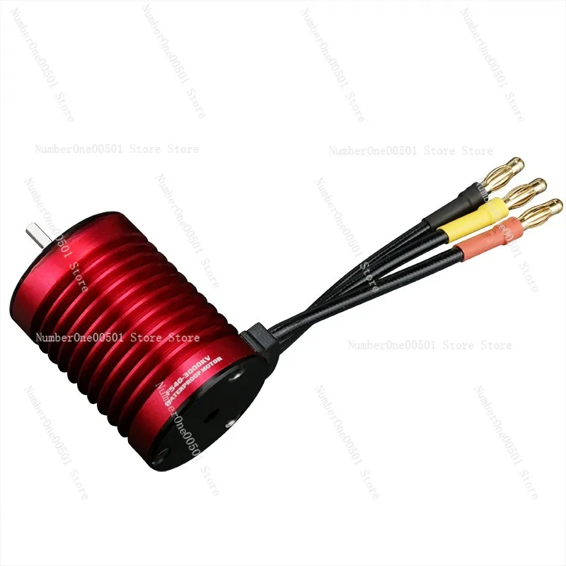 F540 Brushless Motor with Groove 4370kv1/10 Climbing Car Ship Model Violent Inductive Brushless Motor ESC