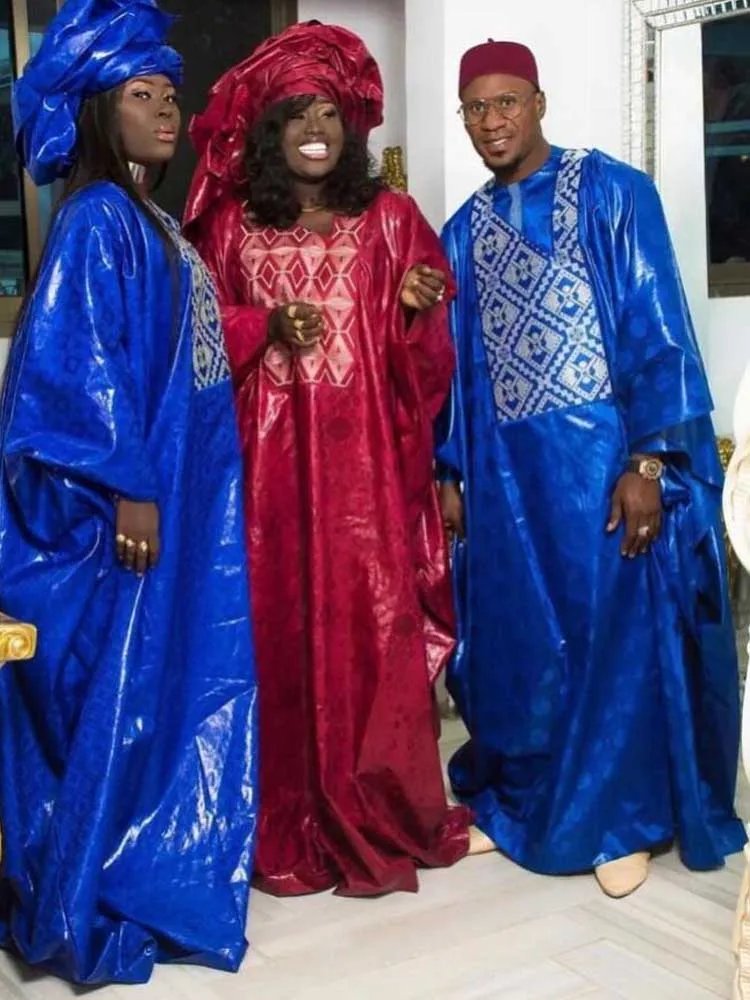 

African Bazan Style Custom New Dress Print Elegant Classic Plus Size Fit Four Seasons Formal Gown