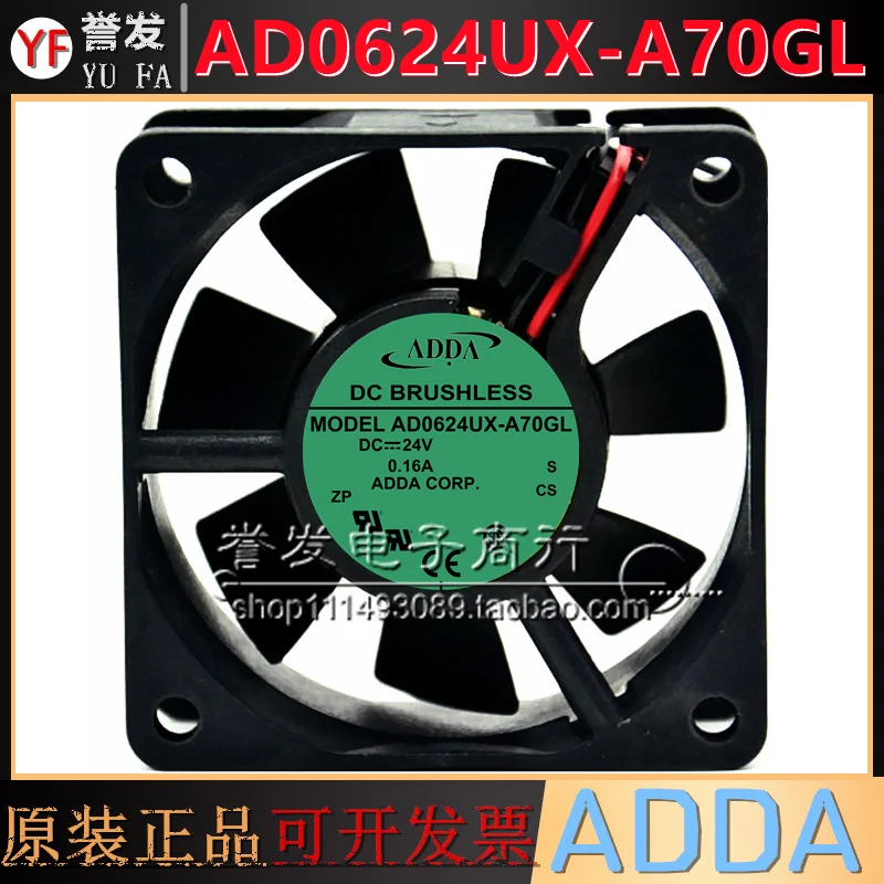 

NEW ORIGINAL AD0624UX-A70GL 24V 0.16A 6025 60x60x25mm COOLING FAN RADIATOR