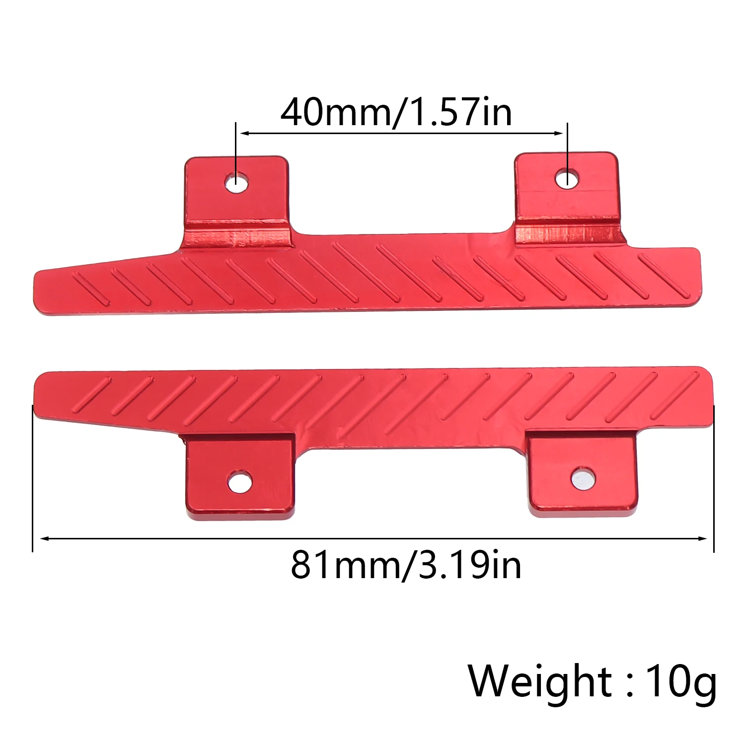 MN82 LC79 MN78 Aluminum Side Pedal Modification Left Right Foot Pedals For MN 82 1/12 RC Crawler Car Replacement Upgrade Parts