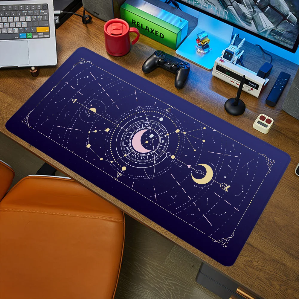 Mousepad Gamer 900x400 Cute Tarot Card Office Accessories Gaming Pc Mouse Pad Large Desk Mat Computer Table Mats Xxl Mause Pads