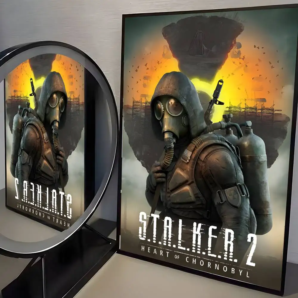 ملصق S-STALKER 2 Heart of C-Chornobyl ملصقات ذاتية اللصق مناسبة لأي سطح جدار مقاوم للماء والرطوبة #6