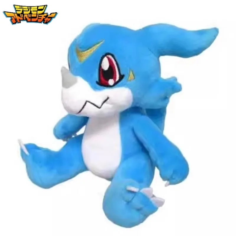 

Digimon V-mon Anime Plush Stuffed Doll Kawaii Cartoon Plushies Room Decoration Children's Peluche Pillow Ornament Holiday Gifts