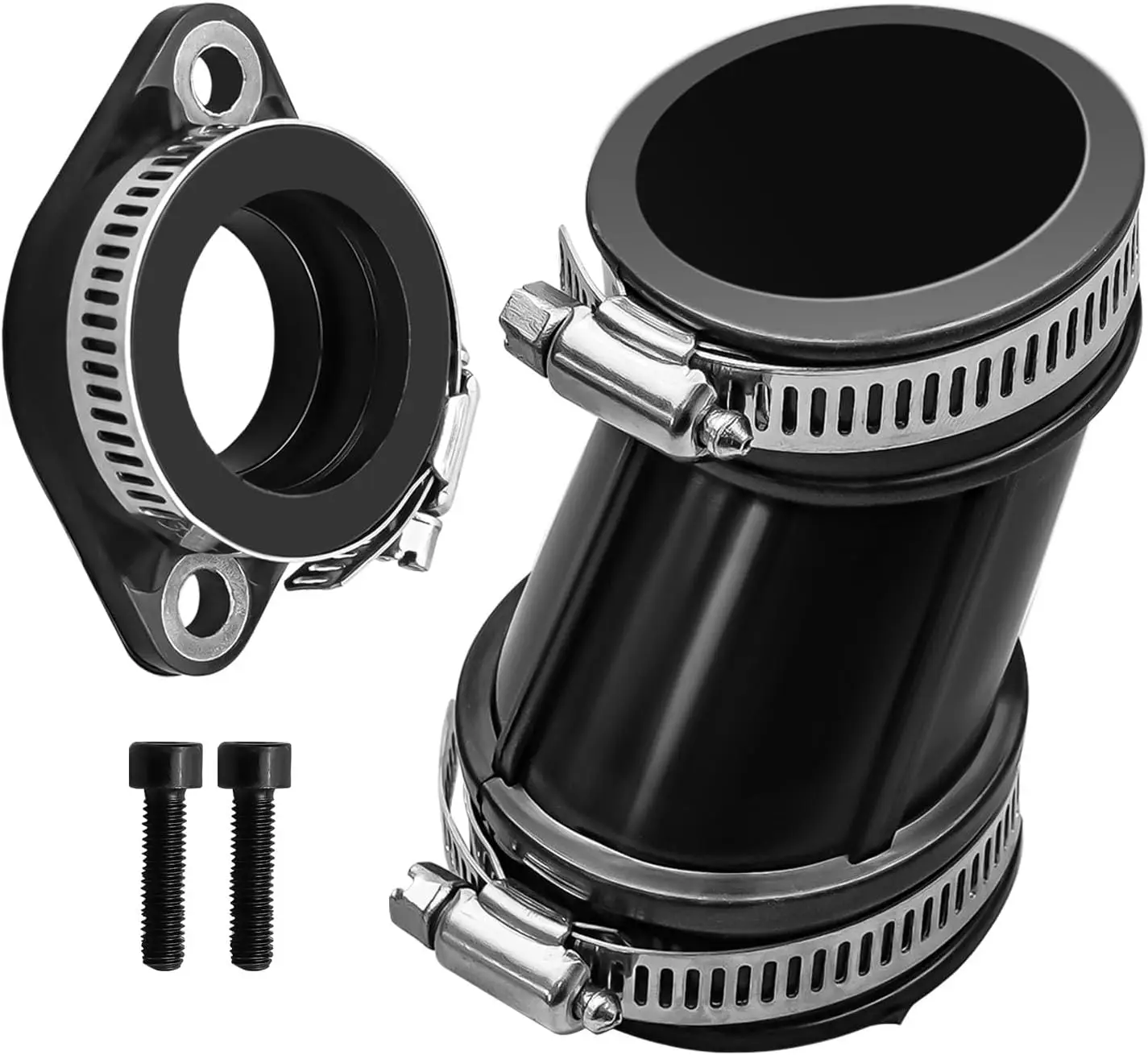 Air Intake Manifold Boot & Carburetor Joint Fit for Kawasaki Bayou 220 250 KLF220 KLF250 Replace 14073-1312 16065-1157, Air Inta