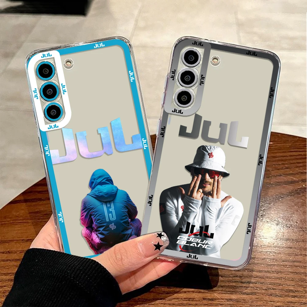 JuL C\'est Pas Des Lol Rapper Phone Case For Samsung S24 S23 S22 S21 S20 S10 FE Note20 Note10 Plus Ultra Lite 5G Clear Soft Cover