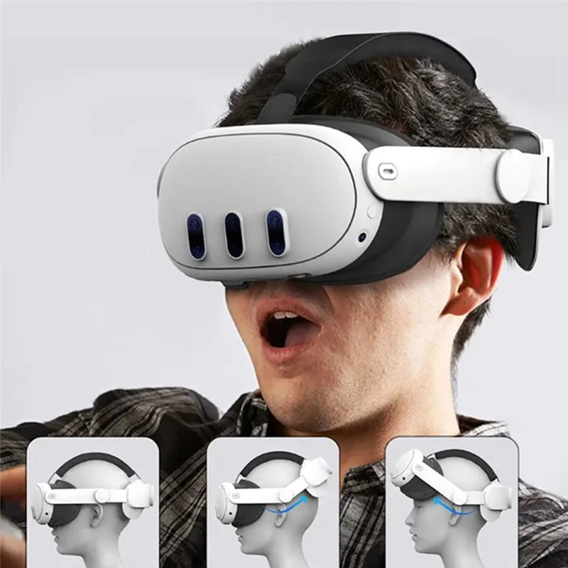 Head Strap For Quest3 VR Headset Decompression Bracket Adjustable Elite Strap Head Strap For Quest 3 VR Replacement
