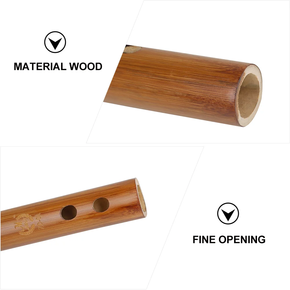 

Durable Small Wooden Flute Vertical Chinese Musical Instrument Key D With Storage Bag Easy Carry Woodwind Instrument For